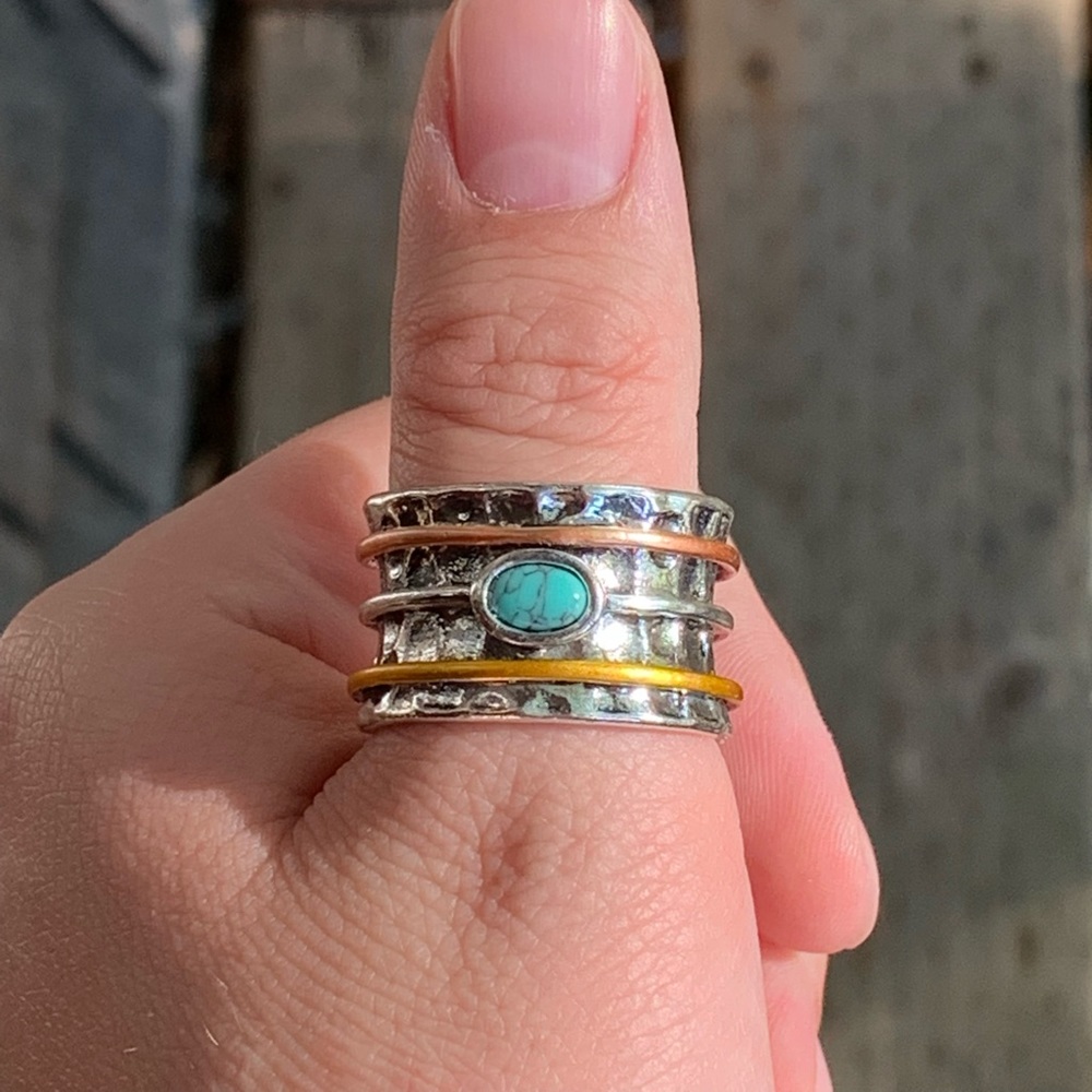 ❗️LAST CHANCE 9/30❗️BOHO 3 TONE RING - Picture 9 of 10